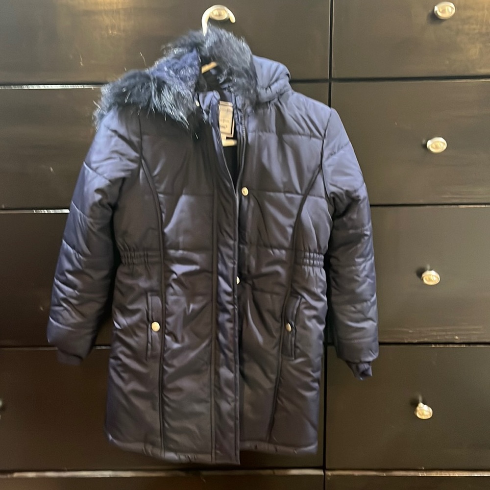 NWT Large 10-12 Gymboree winter coat - dark blue